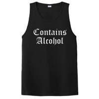 Contains Alcohol Old English Style Beer Wine Lover PosiCharge Competitor Tank