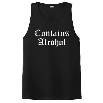 Contains Alcohol Old English Style Beer Wine Lover PosiCharge Competitor Tank