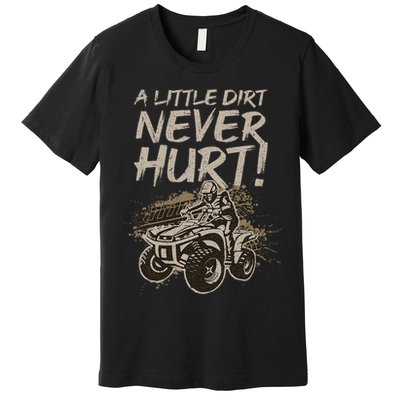 Cool Atv Off Road 4 Wheeler Bike Quad Racing Premium T-Shirt