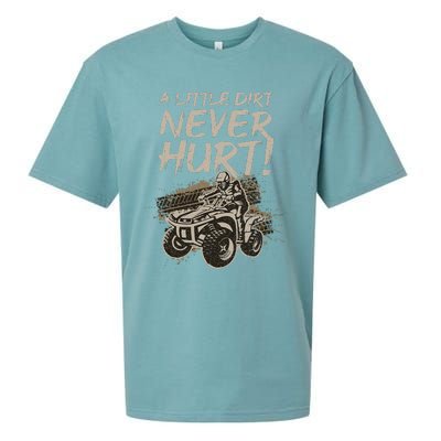 Cool Atv Off Road 4 Wheeler Bike Quad Racing Sueded Cloud Jersey T-Shirt