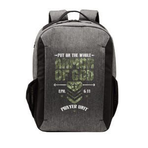 Camo Armor Of God Christians Religious Camouflage Meaningful Gift Vector Backpack