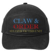 Claw And Order Seltzer Victims Unit Vintage Gift 7-Panel Snapback Hat