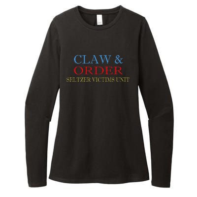 Claw And Order Seltzer Victims Unit Vintage Gift Womens CVC Long Sleeve Shirt