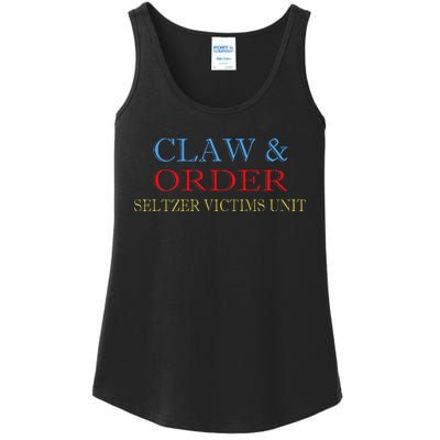 Claw And Order Seltzer Victims Unit Vintage Gift Ladies Essential Tank