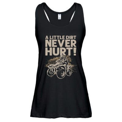 Cool ATV Off Road 4 Wheeler Bike Quad Racing Ladies Essential Flowy Tank