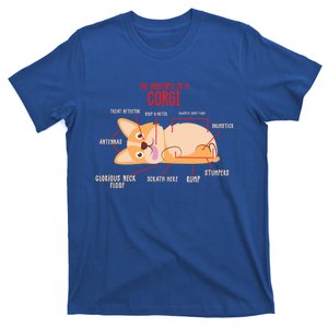 Corgi: Anatomy Of A Corgi Funny Dog Owner Gift Great Gift T-Shirt