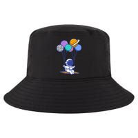Cute Astronaut On Balloon Swing Cool Comfort Performance Bucket Hat