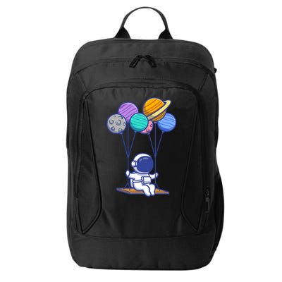 Cute Astronaut On Balloon Swing City Backpack