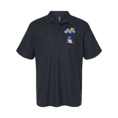 Cute Astronaut On Balloon Swing Polo