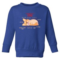 Corgi: Anatomy Of A Corgi Funny Dog Owner Gift Toddler Sweatshirt