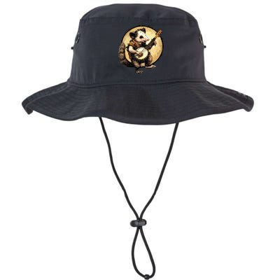 Cottagecore Aesthetic Opossum Playing Banjo Cottagecore Farm Bucket Hat