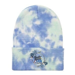 Chucks And Pearls For Ladies 2025 Flowers Tie Dye 12in Knit Beanie