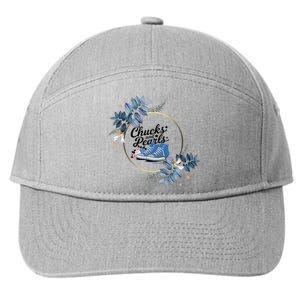 Chucks And Pearls For Ladies 2025 Flowers 7-Panel Snapback Hat