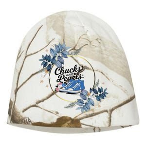 Chucks And Pearls For Ladies 2025 Flowers Kati - Camo Knit Beanie