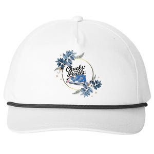 Chucks And Pearls For Ladies 2025 Flowers Snapback Five-Panel Rope Hat