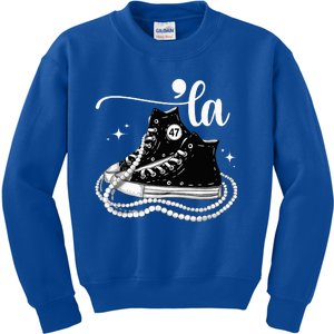 Chucks And Pearls I Understand The Assignment 2024 Kids Sweatshirt