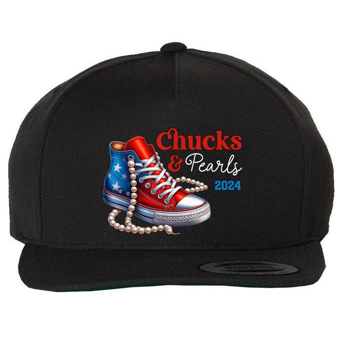 Chucks And Pearls 2024 IM With Her Kamala 2024 Wool Snapback Cap