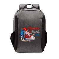Chucks And Pearls 2024 IM With Her Kamala 2024 Vector Backpack