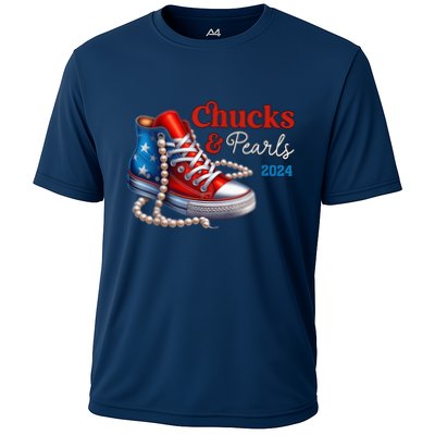 Chucks And Pearls 2024 IM With Her Kamala 2024 Performance Shirt
