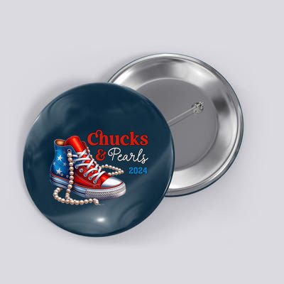 Chucks And Pearls 2024 IM With Her Kamala 2024 Button