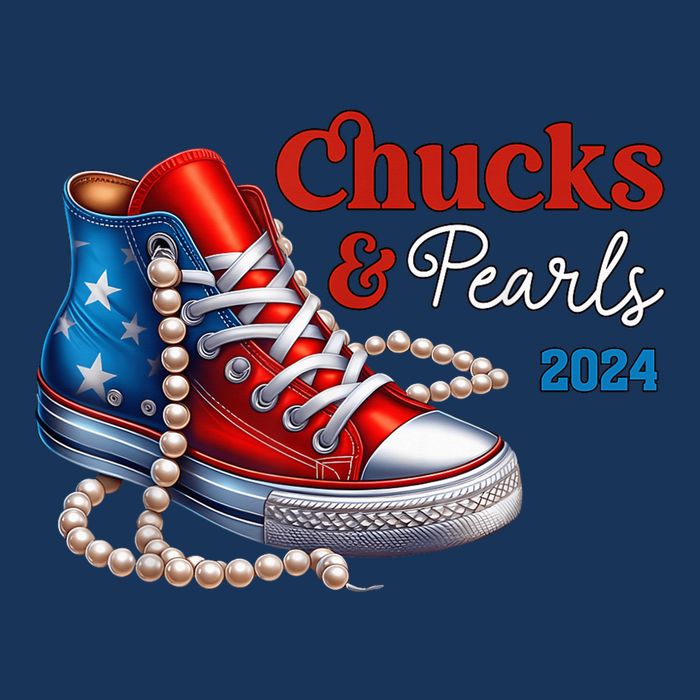 Chucks And Pearls 2024 IM With Her Kamala 2024 Cooling Performance Long Sleeve Crew