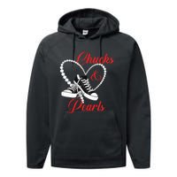 Chucks And Pearls 2024 IM With Her Kamala 2024 Performance Fleece Hoodie