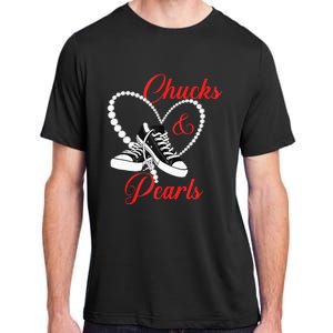 Chucks And Pearls 2024 IM With Her Kamala 2024 Adult ChromaSoft Performance T-Shirt