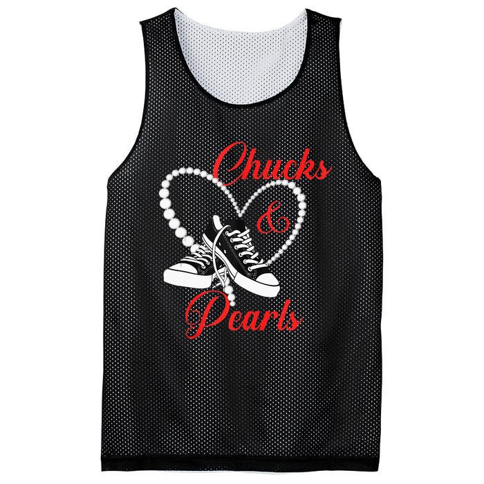 Chucks And Pearls 2024 IM With Her Kamala 2024 Mesh Reversible Basketball Jersey Tank