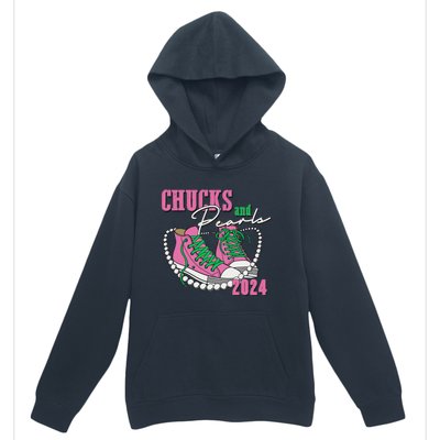 Chucks And Pearls IM With Her Kamala 2024 Urban Pullover Hoodie