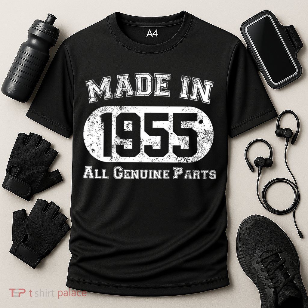Custom AI Personalized Birthday Year Made In 19XX All Genuine Parts Performance Shirt
