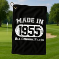 Custom AI Personalized Birthday Year Made In 19XX All Genuine Parts Golf Towel