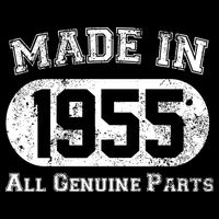 Custom AI Personalized Birthday Year Made In 19XX All Genuine Parts Cropped Pullover Crew