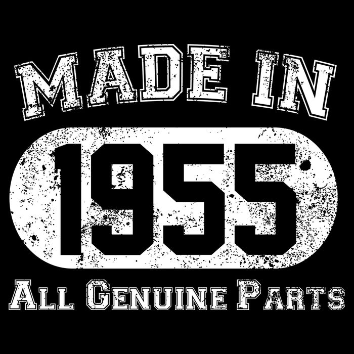 Custom AI Personalized Birthday Year Made In 19XX All Genuine Parts Cropped Pullover Crew