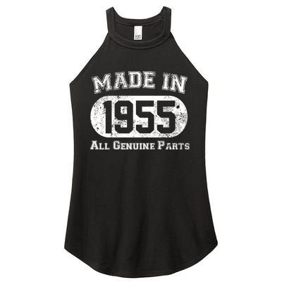 Custom AI Personalized Birthday Year Made In 19XX All Genuine Parts Women's Perfect Tri Rocker Tank