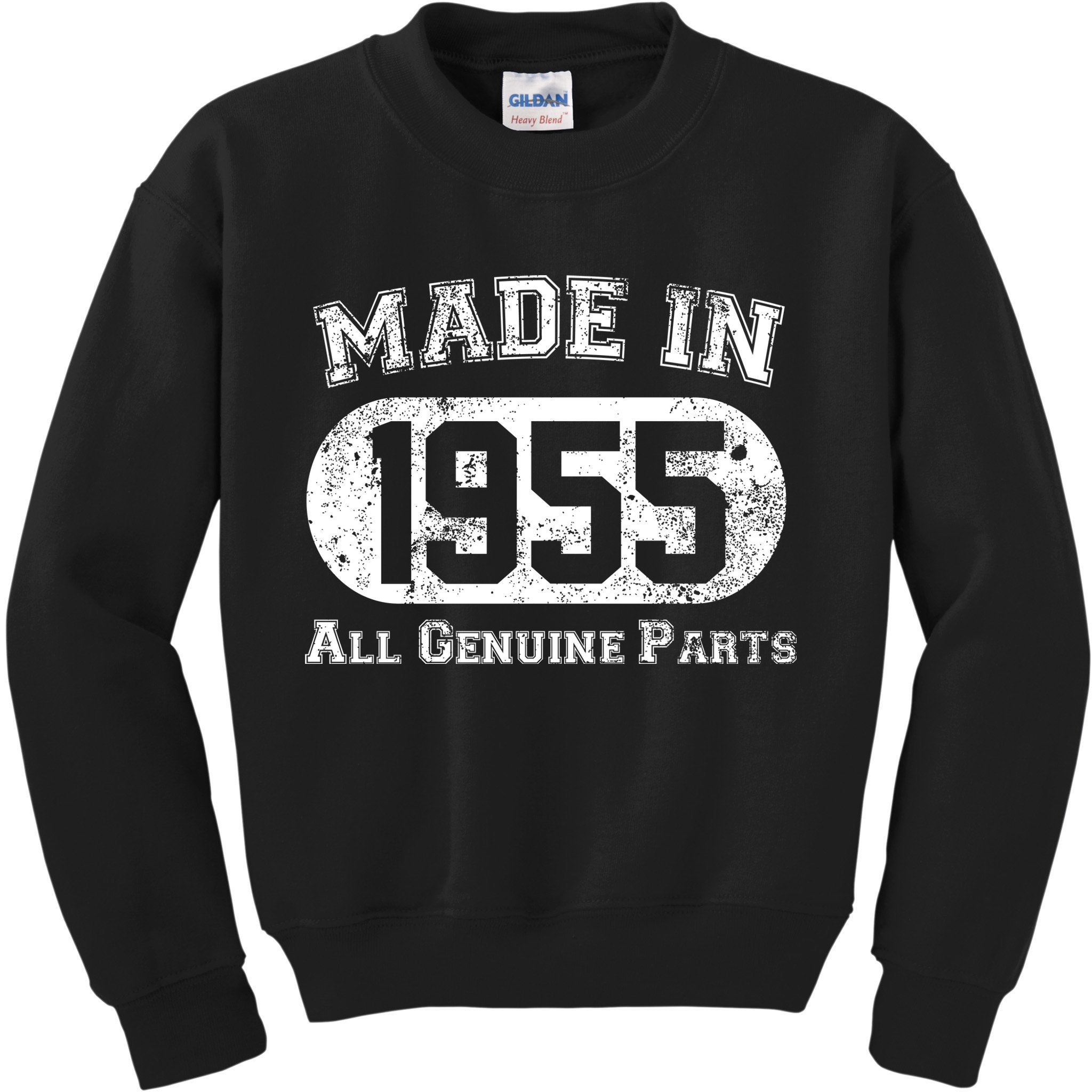 Custom AI Personalized Birthday Year Made In 19XX All Genuine Parts Kids Sweatshirt