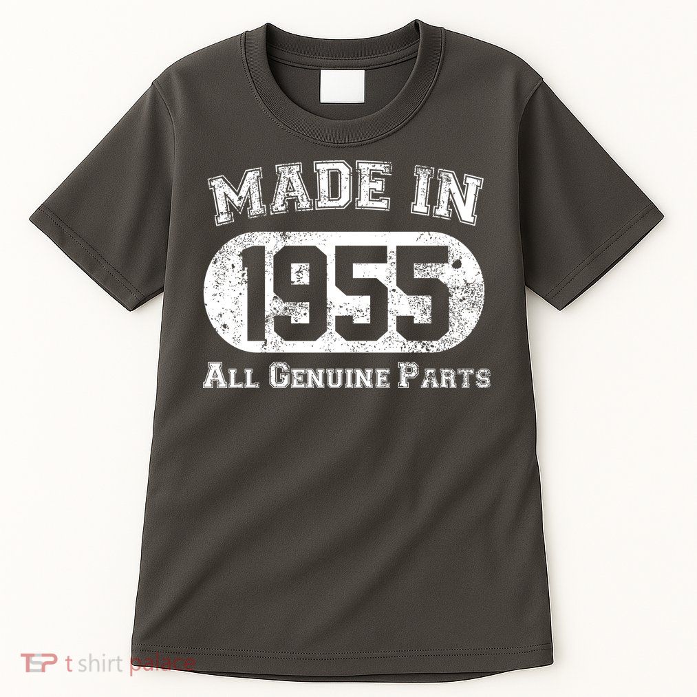 Custom AI Personalized Birthday Year Made In 19XX All Genuine Parts Tall T-Shirt