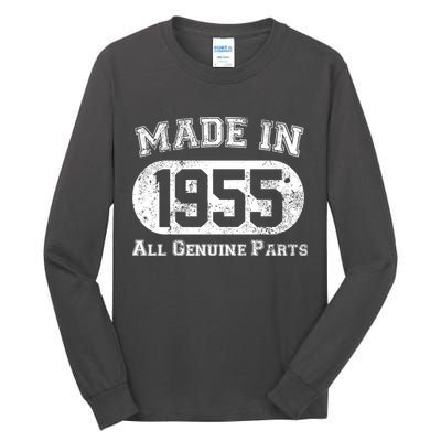 Custom AI Personalized Birthday Year Made In 19XX All Genuine Parts Tall Long Sleeve T-Shirt