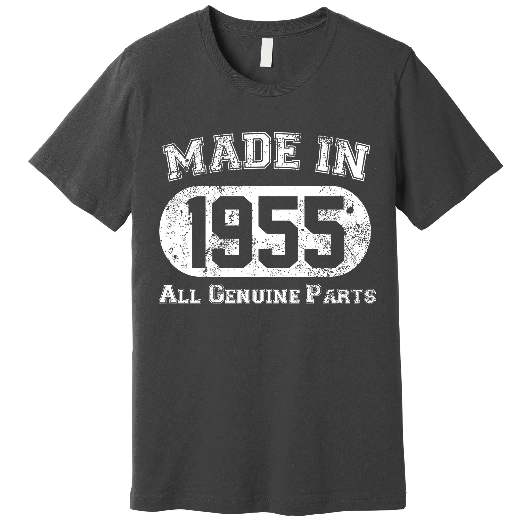 Custom AI Personalized Birthday Year Made In 19XX All Genuine Parts Premium T-Shirt