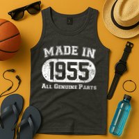 Custom AI Personalized Birthday Year Made In 19XX All Genuine Parts Tank Top