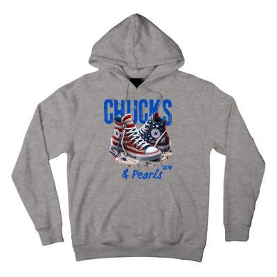 Chucks And Pearls Cute Women 2024 Tall Hoodie