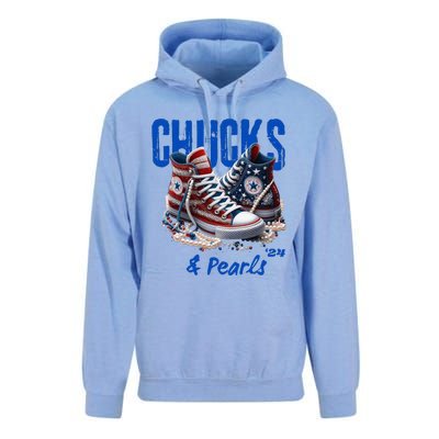 Chucks And Pearls Cute Women 2024 Unisex Surf Hoodie