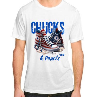 Chucks And Pearls Cute Women 2024 Adult ChromaSoft Performance T-Shirt