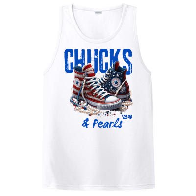 Chucks And Pearls Cute Women 2024 PosiCharge Competitor Tank