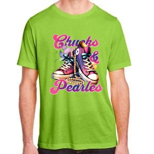 Chucks And Pearls Im With Her Kamala Adult ChromaSoft Performance T-Shirt