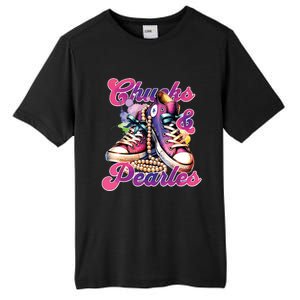 Chucks And Pearls Im With Her Kamala Tall Fusion ChromaSoft Performance T-Shirt