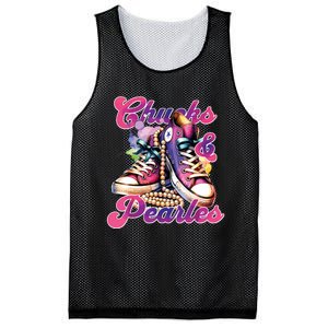 Chucks And Pearls Im With Her Kamala Mesh Reversible Basketball Jersey Tank