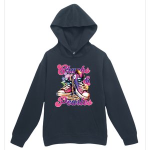 Chucks And Pearls Im With Her Kamala Urban Pullover Hoodie