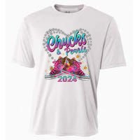 Chucks And Pearls Kamala Harris 2024 For President 47 Cooling Performance Crew T-Shirt