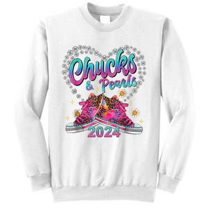 Chucks And Pearls Kamala Harris 2024 For President 47 Sweatshirt