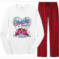 Chucks And Pearls Kamala Harris 2024 For President 47 Long Sleeve Pajama Set